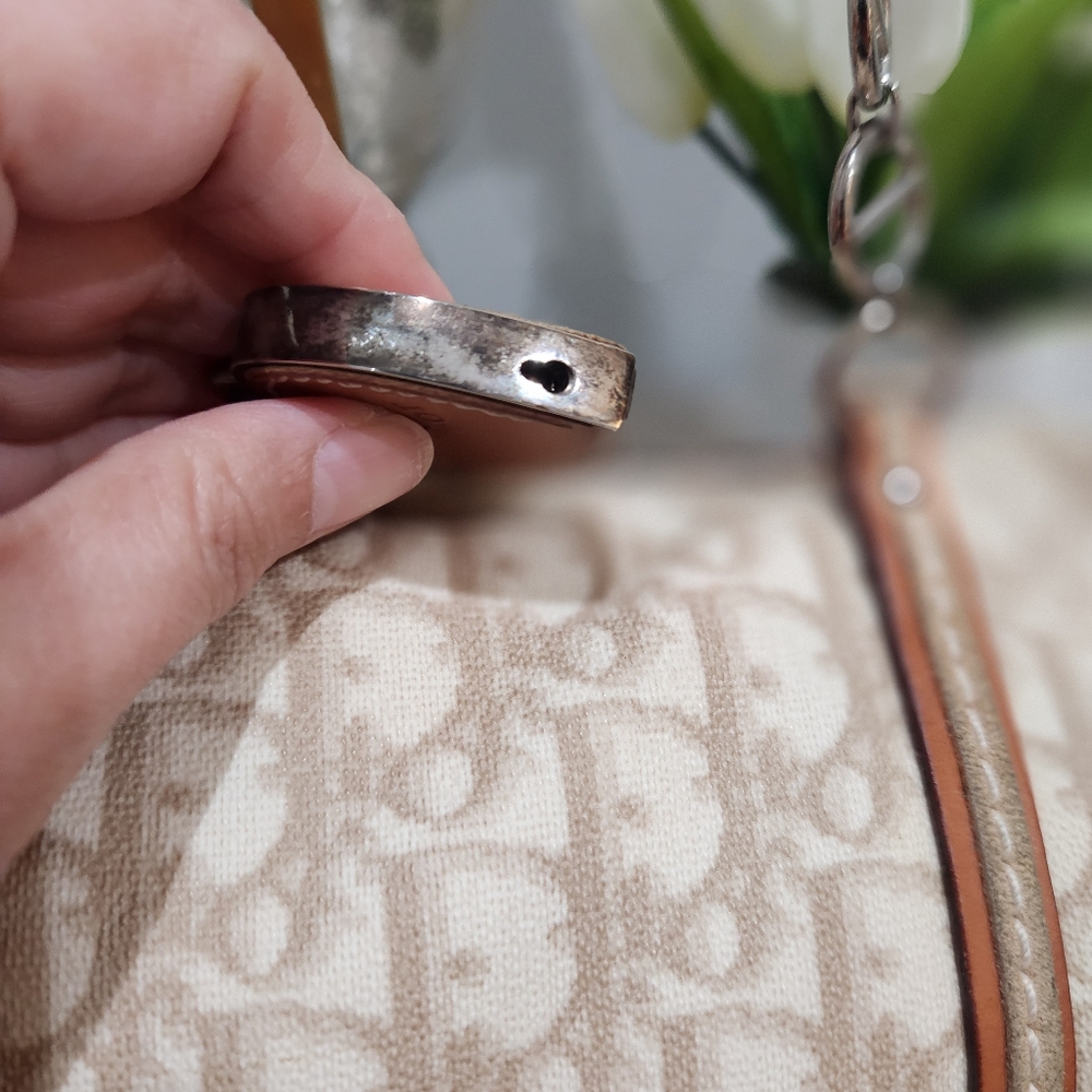 Christian Dior Romantique Cream and Tan Mini Papillon Bag - Picture 5 of 16